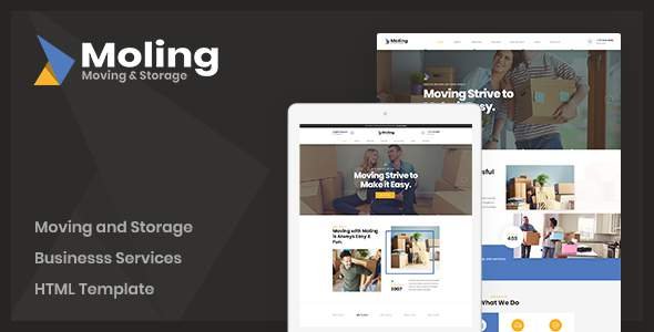Moling - Moving and Storage Services HTML Template
       TFx Maximillian Jaden