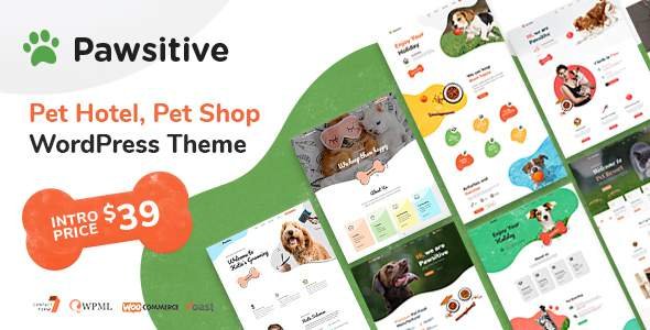 Pawsitive - Pet Hotel & Shop WordPress Theme
       TFx Dave Sargis