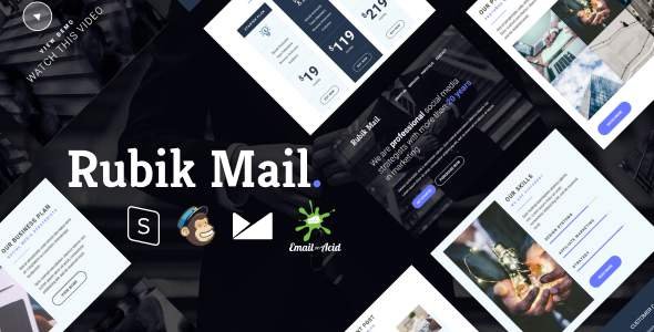 Rubik - Responsive Email Template with MailChimp Editor, StampReady & Online Builder
       TFx Fox Ellery