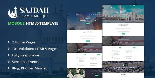 Sajdah | Mosque & Islamic Center HTML5 Template
       TFx Tyrone Harding