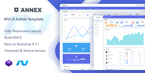 Annex - MVC5 Admin amp Dashboard Template TFx