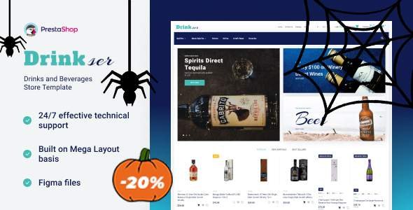 Drinkser - Alcohol Store TFx PrestaShop