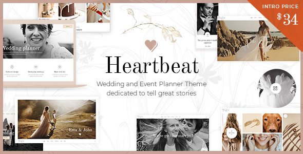 Heartbeat - Wedding and Event Planner WordPress Theme TFx