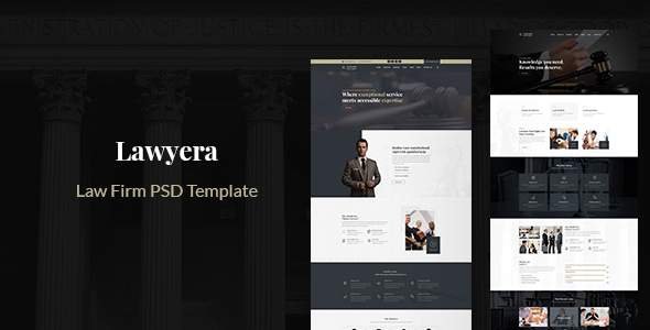 Herlem - Law Firm PSD Template TFx PSDTemplates Boyce Benjy