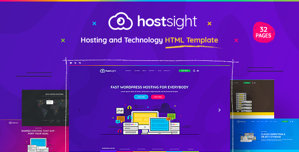 HostSite - Hosting and Technology HTML Template TFx Rickey Zachariah