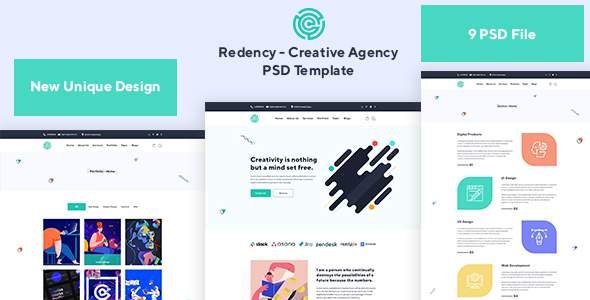 Redency - Creative Agency PSD Template TFx Beauden Katsurou