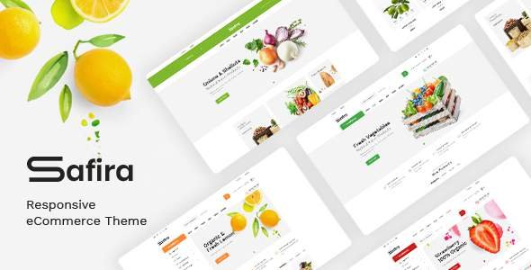 Safira - Food amp Organic Responsive Prestashop Theme TFx