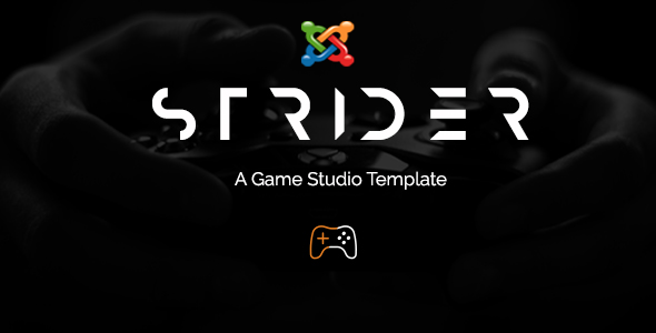 Strider - A Game Studio Joomla Template With Page Builder TFx