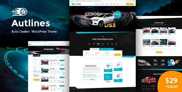 Autlines - Automotive WordPress Theme TFx