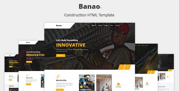 Banao - Construction HTML Template TFx SiteTemplates