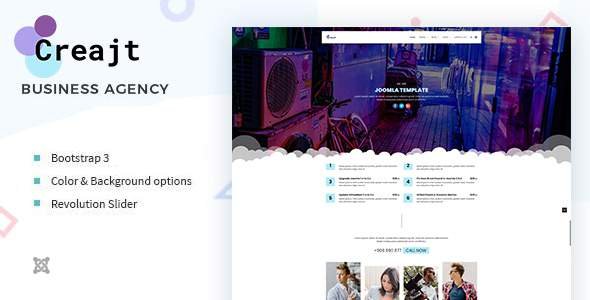Creajt - Business Agency Joomla Template TFx