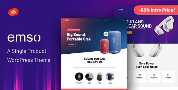 Emso - A Single Product Theme TFx WordPress