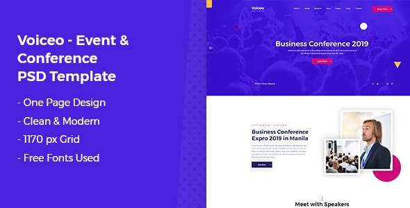 Eventam - Conference amp Event PSD Template TFx