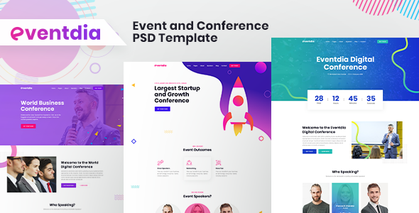 Eventdia - Event and Conference PSD Template TFx