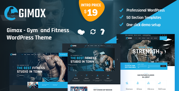 Gimox - Gym and Fitness WordPress Theme TFx