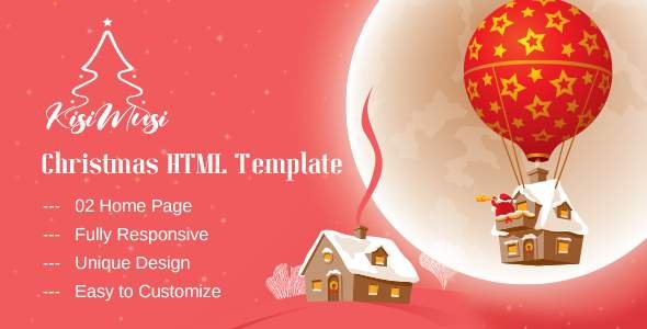 Kisimusi - Christmas HTML Template TFx SiteTemplates