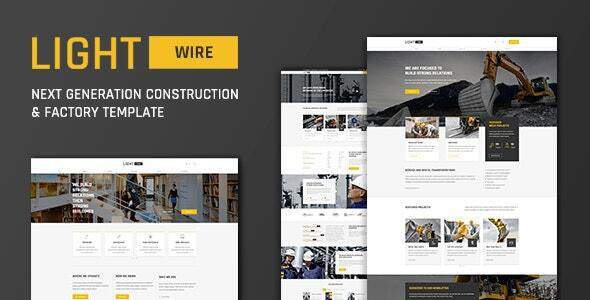 Lightwire - Construction And Industry Drupal 8 Theme TFx