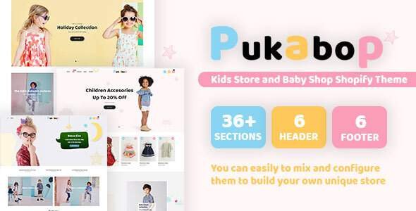 Pukabop - Kids Store and Baby Shop Shopify Theme TFx