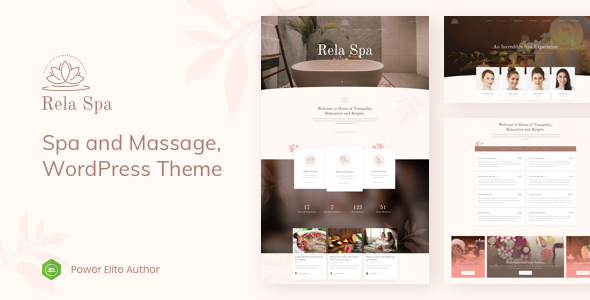 Rela Spa - Massage Salon WordPress TFx WordPress
