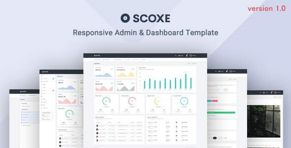 Scoxe - Admin amp Dashboard Template TFx
