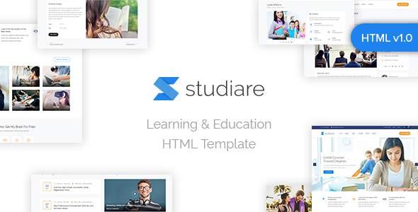 Studiare - Education HTML5 Template for Univeristy amp Online Courses TFx