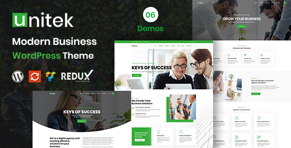 Unitek - Business WordPress Theme TFx WordPress