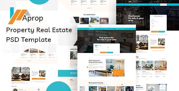 Aprop - Property Listing Real Estate PSD Template TFx