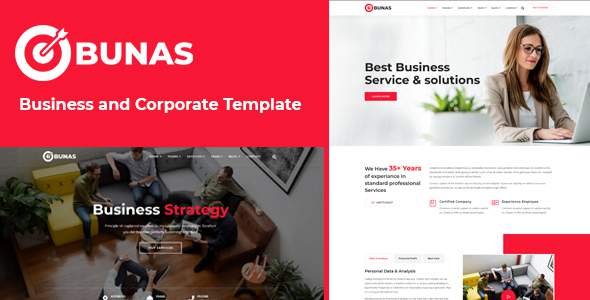 Bunas - Multipurpose Business and Corporate Template TFx