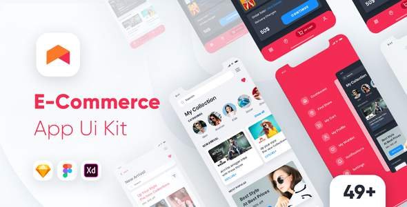 Cybage E-Commerce App Ui Kit Sketch Template TFx