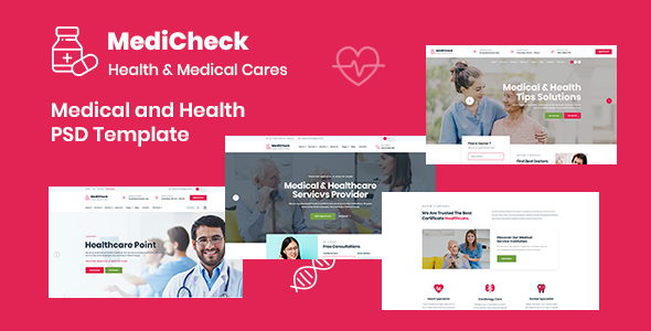 Medicheck - Modern Medical PSD Template TFx
