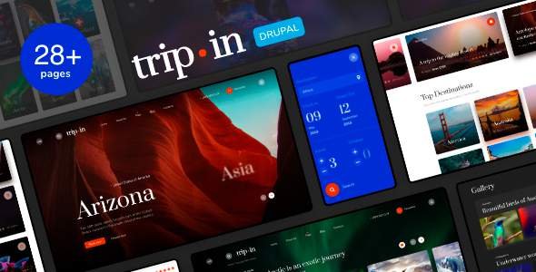 Tripin - Travel amp Tourism Agency Drupal Theme TFx