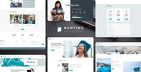 Banting University - Educational Site Template TFx