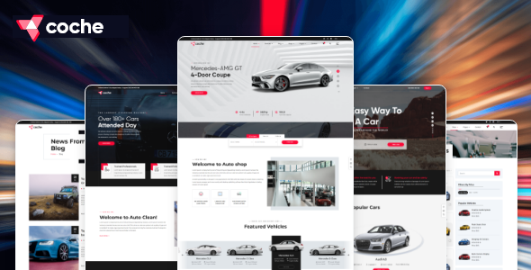 Coche - Car servicing HTML Template TFx