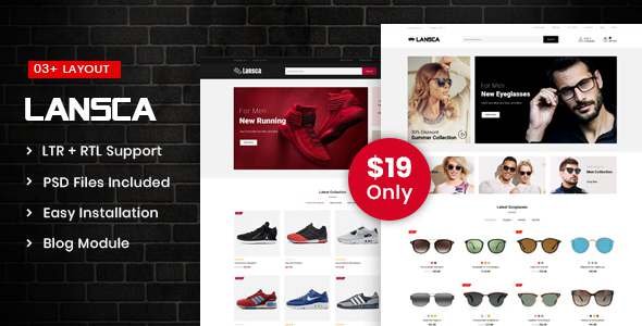 Lansca - Multipurpose Prestashop 17 Responsive Theme TFx