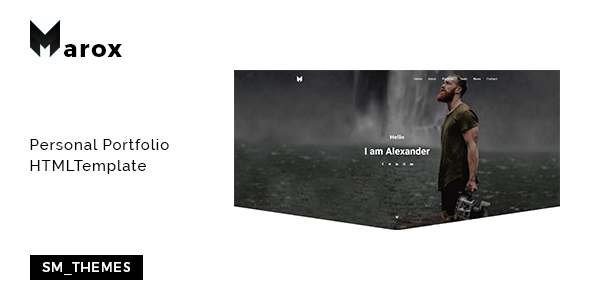 Marox - Personal  Portfolio  Resume Template TFx