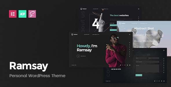 Ramsay - Personal CVResume WordPress Theme TFx