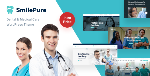 SmilePure - Dental amp Medical Care WordPress Theme TFx