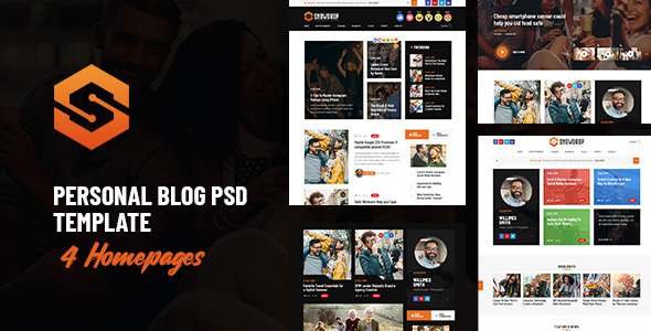 Snowdrop - Personal Blog PSD Template TFx