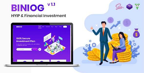 Biniog - HYIP amp Financial Investment Template TFx