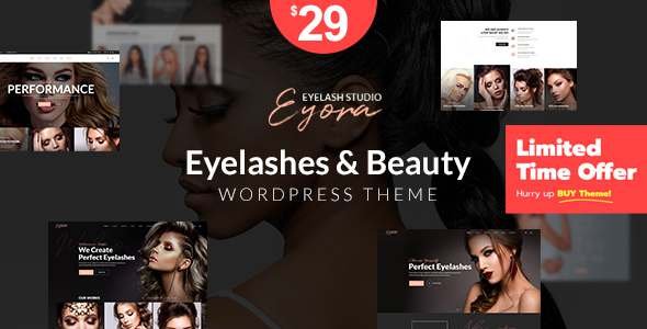 Eyora  Eyelash Extension amp Lash Lift WordPress Theme TFx
