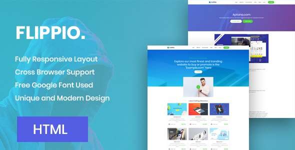 Flippio - Website Buy Sell HTML Template TFx