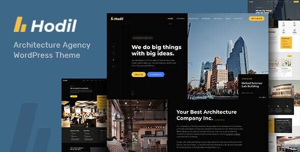 Hodil - Architecture Agency WordPress Theme TFx