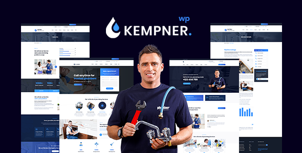 Kempner - Plumber WordPress Theme TFx WordPress