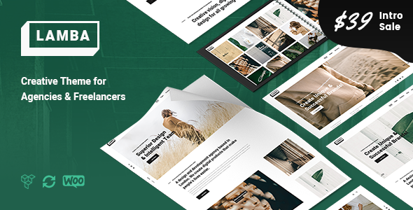 Lamba - Creative Portfolio amp Agency WordPress Theme TFx
