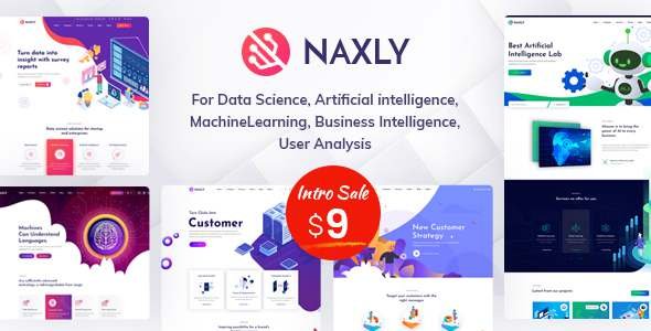 Naxly - Data Science amp Analytics HTML Template TFx
