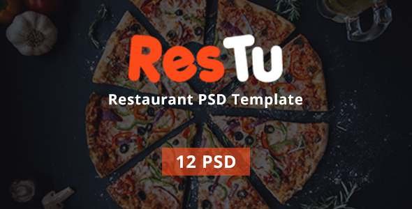 Restu - Restaurant PSD Template TFx PSDTemplates