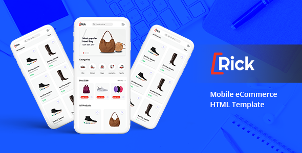 Rick  Mobile eCommerce HTML Template TFx