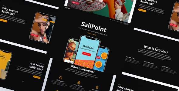 SailPoint  HTML Product Landing Page TFx