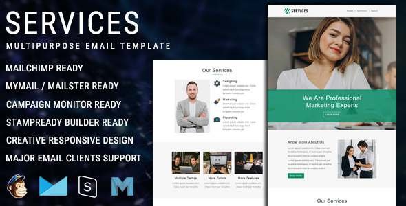 Services - Multipurpose Responsive Email Template TFx