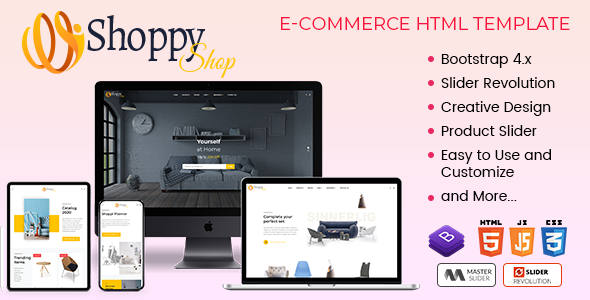 Shoppy - eCommerce HTML Template TFx SiteTemplates